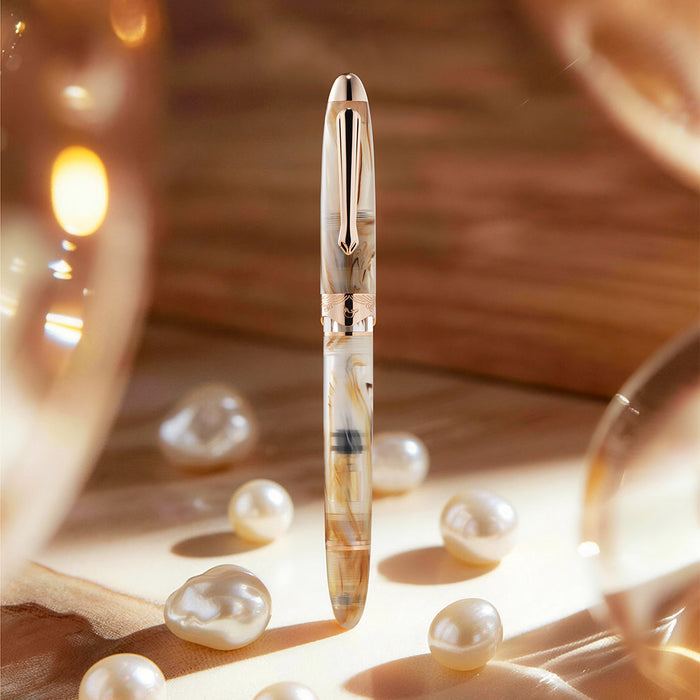 Nahvalur Horizon Fountain Pen Pearl