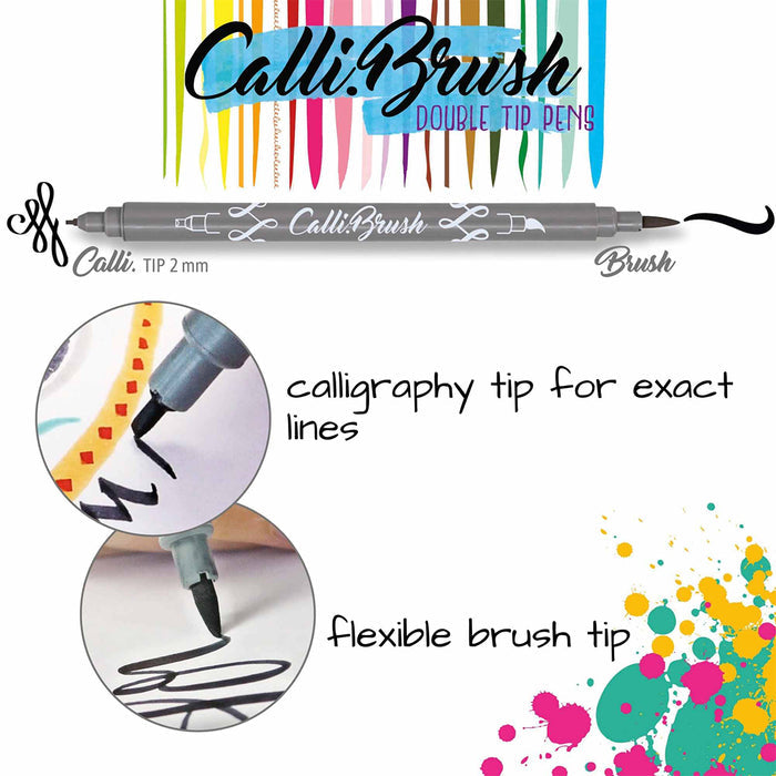 ONLINE Calligraphy Brush Set of 5 Classic