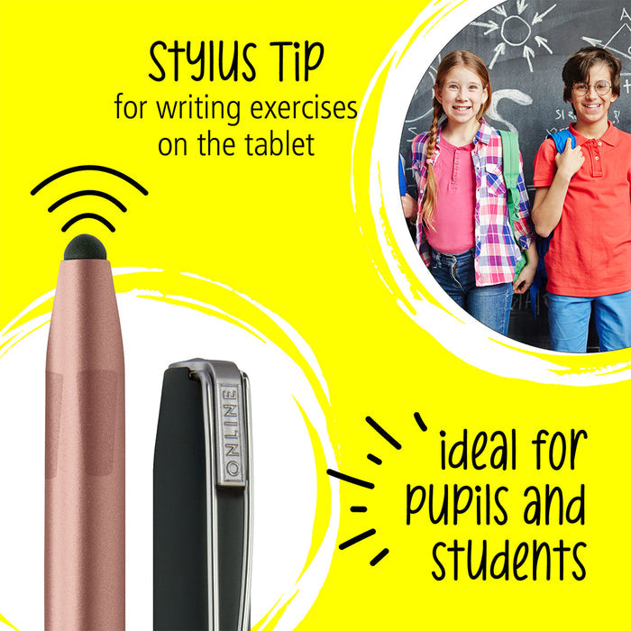 ONLINE Switch Plus Fountain Pen with Stylus Tip Rosegold
