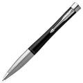 Parker Urban Twist Ballpoint Pen Muted Black with Chrome Trim by Parker at Cult Pens