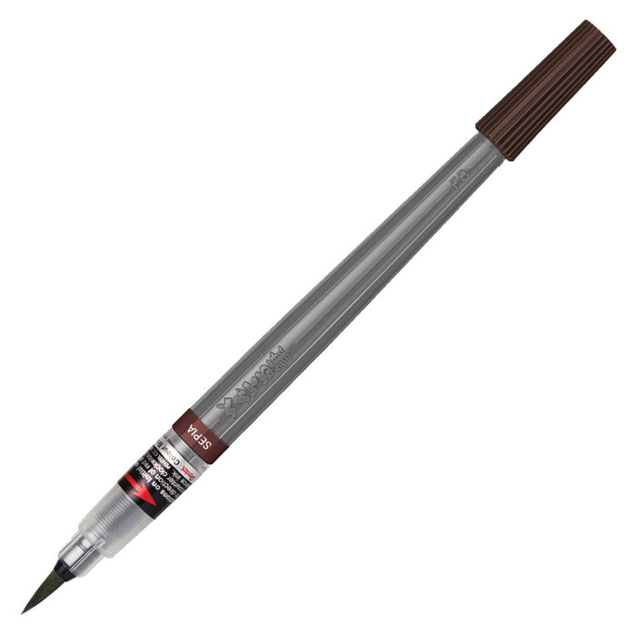 Pentel Colour Brush Pigment Pen XGFP by Pentel at Cult Pens