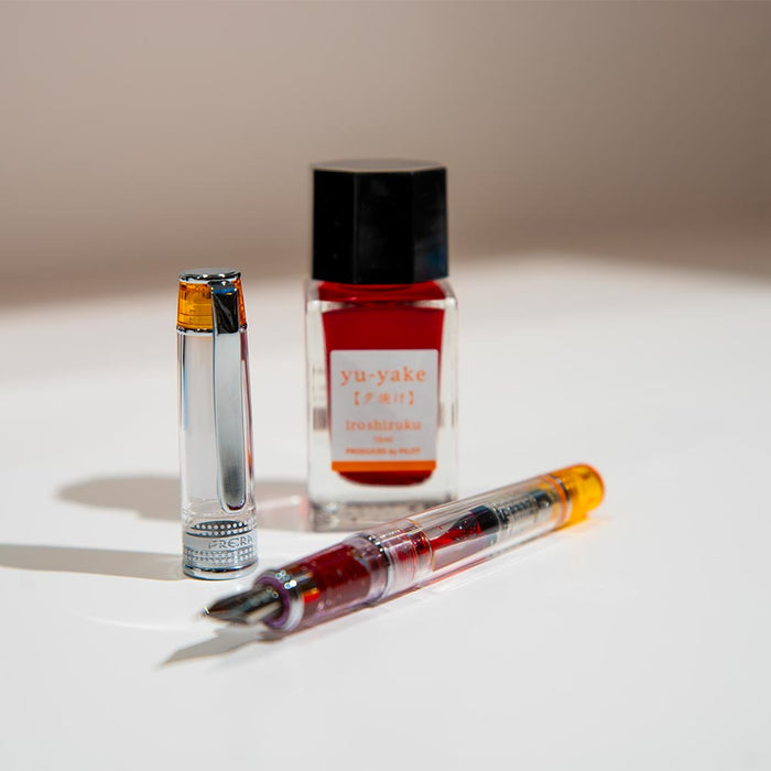 Pilot Prera Fountain Pen Transparent with Black Trim
