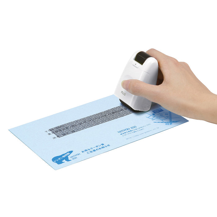 PLUS Camouflage Roller Stamp White