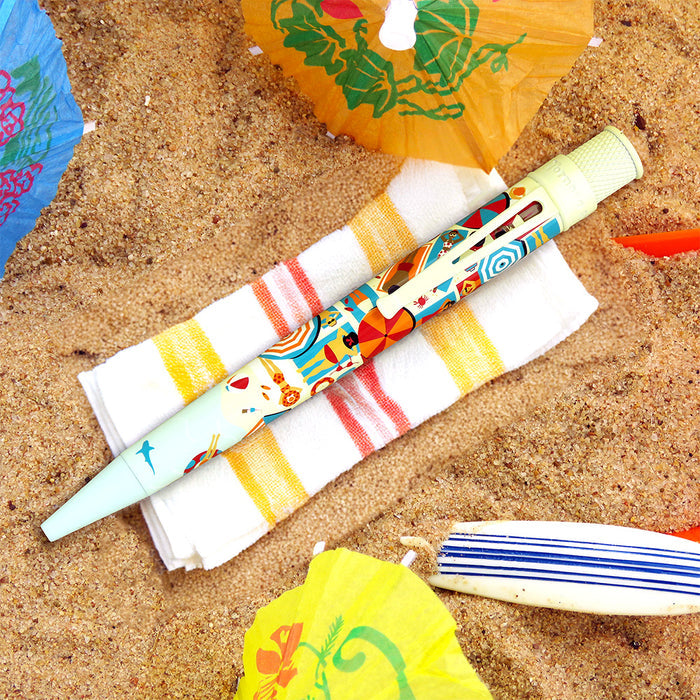 Retro 51 Tornado Popper Rollerball Pen Beachy Side Up Limited Edition