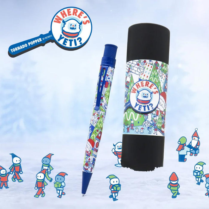 Retro 51 Tornado Popper Rollerball Pen Where's Yeti? Limited Edition