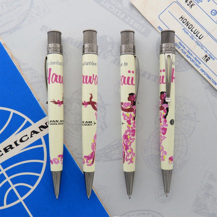 Retro 51 Tornado Rollerball Pen Pan American Hawaii Poster