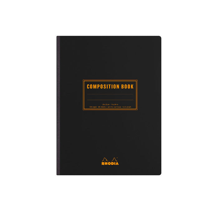 Rhodia Composition Book B5 Black by Rhodia at Cult Pens