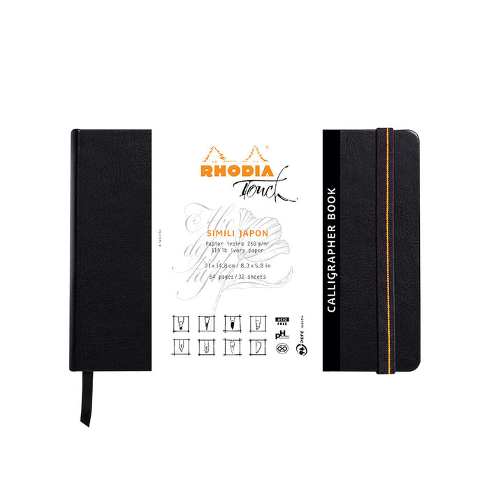 Rhodia Touch Calligrapher Book Hardcover A5 by Rhodia at Cult Pens