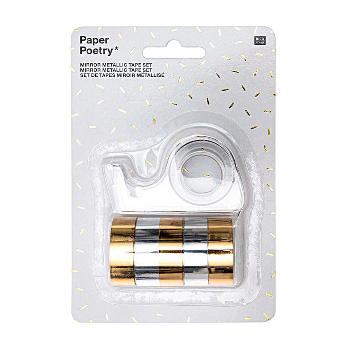 Rico Washi Tape Set Metallic by Rico Design at Cult Pens