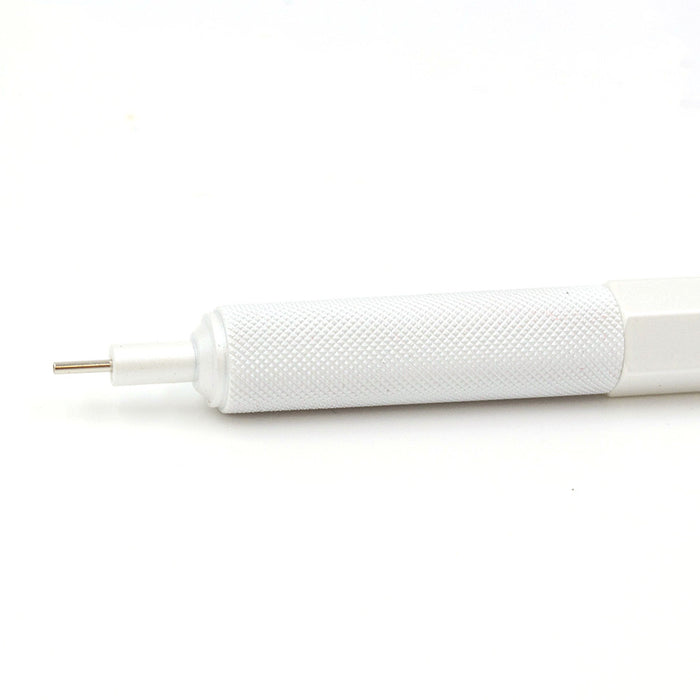rotring 600 Mechanical Pencil Silver White 0.5mm by rotring at Cult Pens