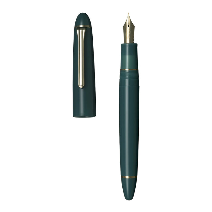 Sailor 1911 Large Casual Fountain Pen Muted Green with Gold Trim Steel Nib