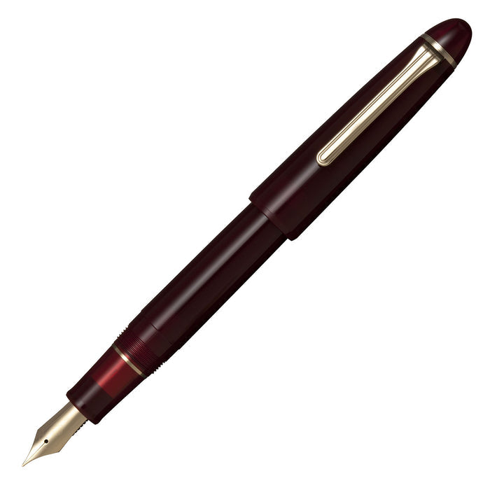 Sailor 1911 Large Casual Fountain Pen Muted Red with Gold Trim Steel Nib