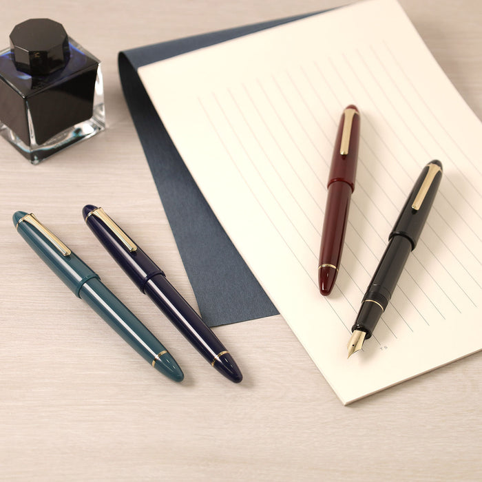 Sailor 1911 Large Casual Fountain Pen Muted Red with Gold Trim Steel Nib