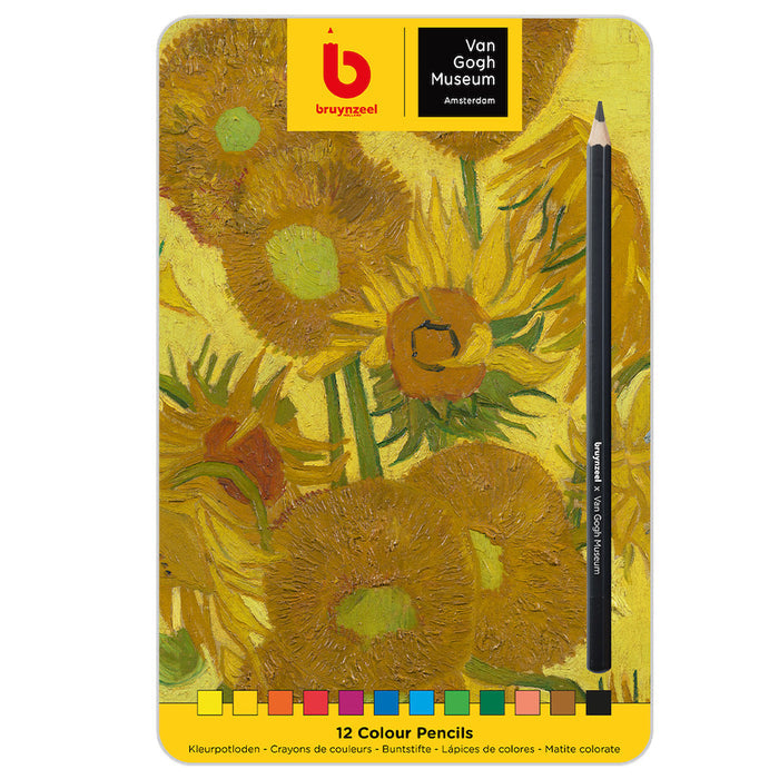 Sakura VGM Bruynzeel Coloured Pencil Tin of 12 by Sakura at Cult Pens