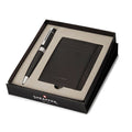 Sheaffer 300 G9312 Ballpoint Pen Glossy Black with Chrome Trim and Credit Card Holder Set by Sheaffer at Cult Pens