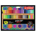 STABILO ARTY point 88 Wallet of 65 Assorted Colours by STABILO at Cult Pens