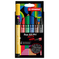 STABILO Pen 68 Max Card Wallet Of 6 Arty by Stabilo at Cult Pens