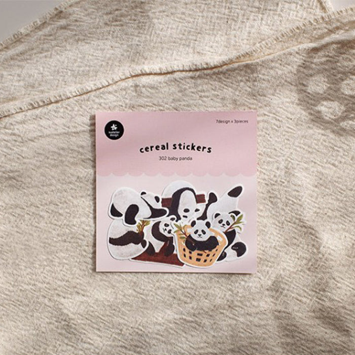 Suatelier Cereal Sticker Baby Panda (302)