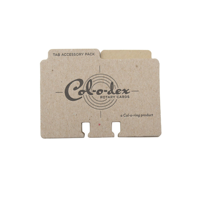 The Well-Appointed Desk Col-o-Dex Tab Accessory Pack Tan by Well-Appointed Desk at Cult Pens