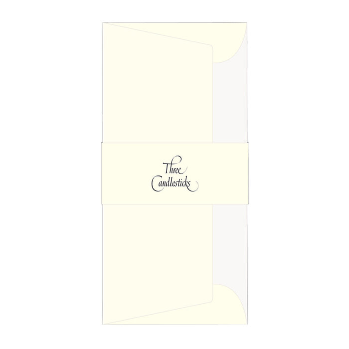 Three Candlesticks DL Envelopes Pack of 20 White