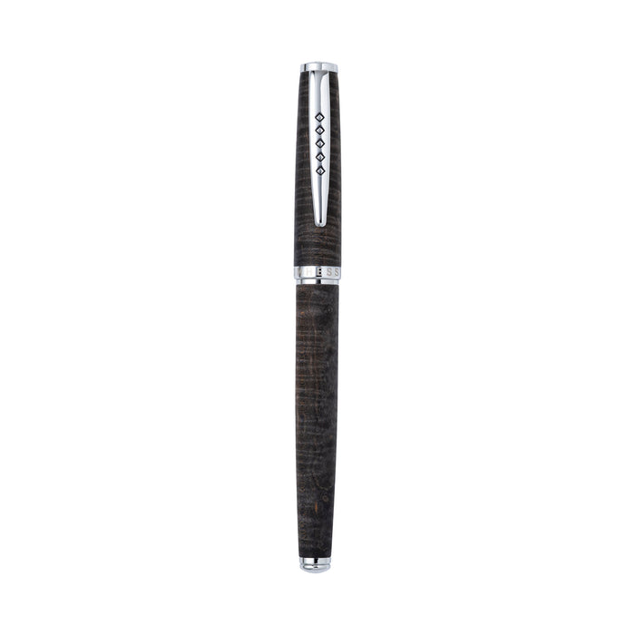 Tom Hessin Edinburgh Wooden Barrel Rollerball Pen Stockbridge Stone