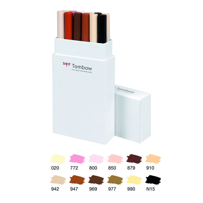 Tombow ABT Dual Brush Pen Set of 12 by Tombow at Cult Pens