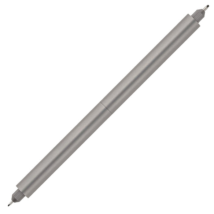 Tom's Studio Lumos Refillable Duo Tip Fineliner and Brush Pen Titanium