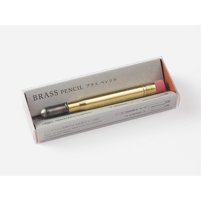 TRAVELER'S COMPANY BRASS Pencil Holder by TRAVELER'S COMPANY at Cult Pens