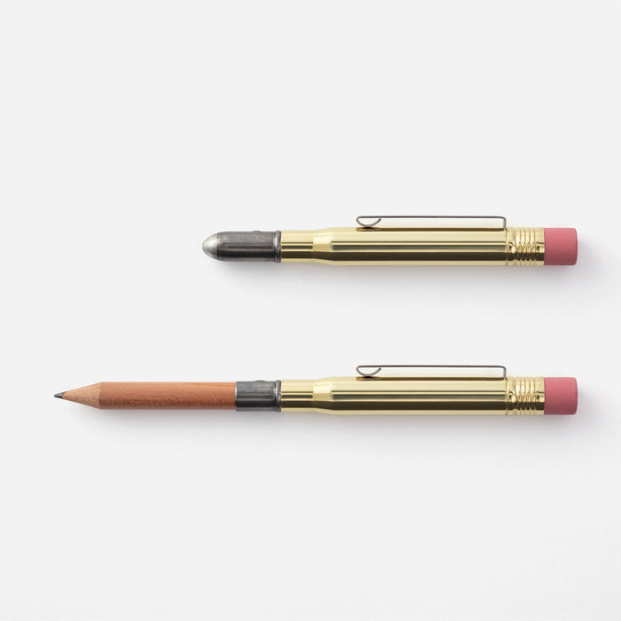 TRAVELER'S COMPANY BRASS Pencil Holder by TRAVELER'S COMPANY at Cult Pens
