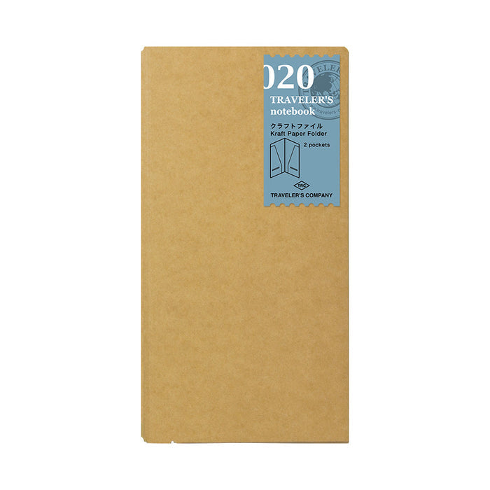 TRAVELER'S COMPANY Notebook Refill Folder Kraft Paper by TRAVELER'S COMPANY at Cult Pens