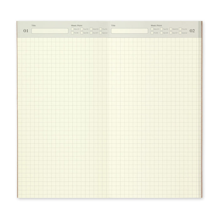 TRAVELER'S COMPANY Notebook Refill Perpetual Diary Daily by TRAVELER'S COMPANY at Cult Pens