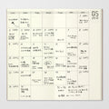TRAVELER'S COMPANY Notebook Refill Perpetual Diary Monthly by TRAVELER'S COMPANY at Cult Pens