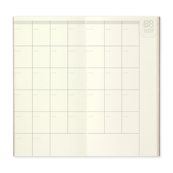 TRAVELER'S COMPANY Notebook Refill Perpetual Diary Monthly by TRAVELER'S COMPANY at Cult Pens
