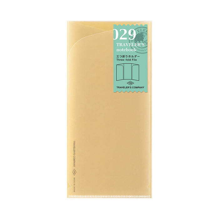 TRAVELER'S COMPANY Notebook Refill Three-Fold File by TRAVELER'S COMPANY at Cult Pens