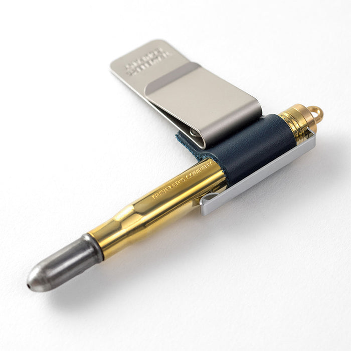 TRAVELER'S COMPANY Penholder Medium Blue by TRAVELER'S COMPANY at Cult Pens