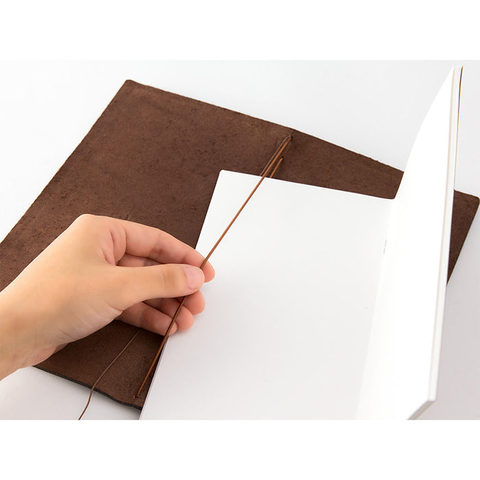 TRAVELER'S COMPANY Traveler's Notebook Leather Brown by TRAVELER'S COMPANY at Cult Pens