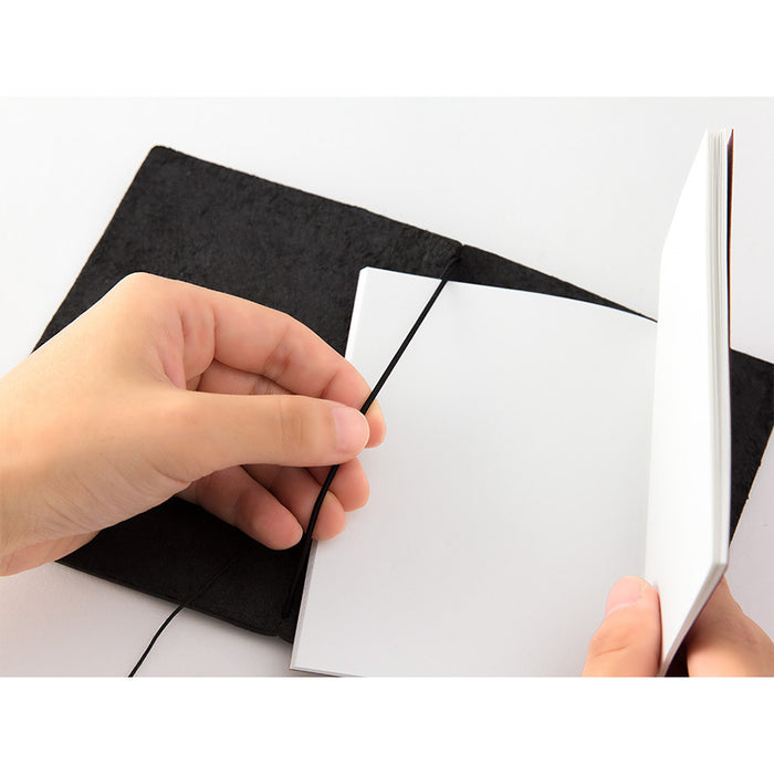 TRAVELER'S COMPANY Traveler's Notebook Leather Passport Size Black by TRAVELER'S COMPANY at Cult Pens