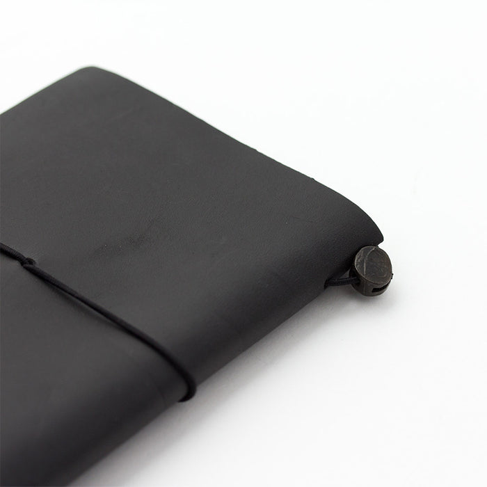 TRAVELER'S COMPANY Traveler's Notebook Leather Passport Size Black by TRAVELER'S COMPANY at Cult Pens