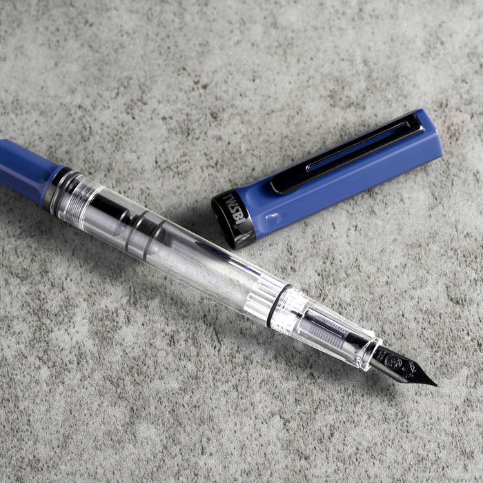 TWSBI Eco Fountain Pen Irish Slate Blue with Onyx