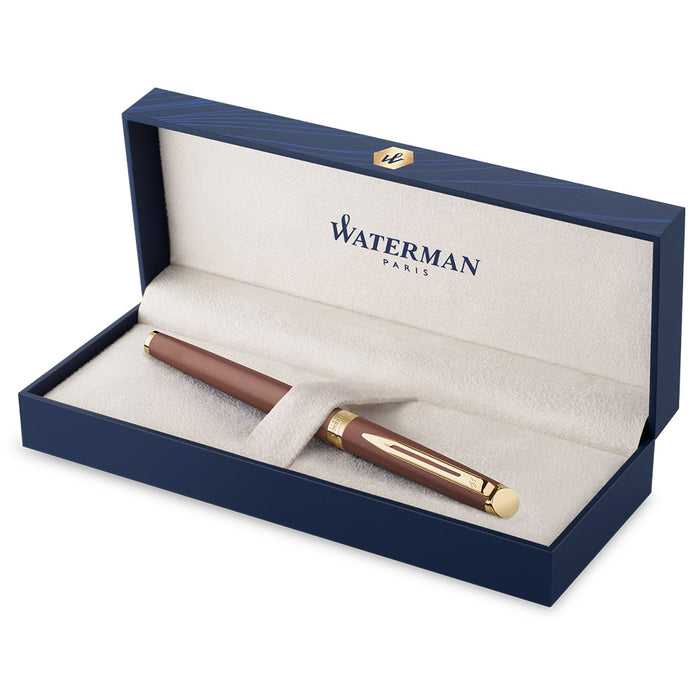 Waterman Hemisphere Fountain Pen Copper Red with Gold Trim