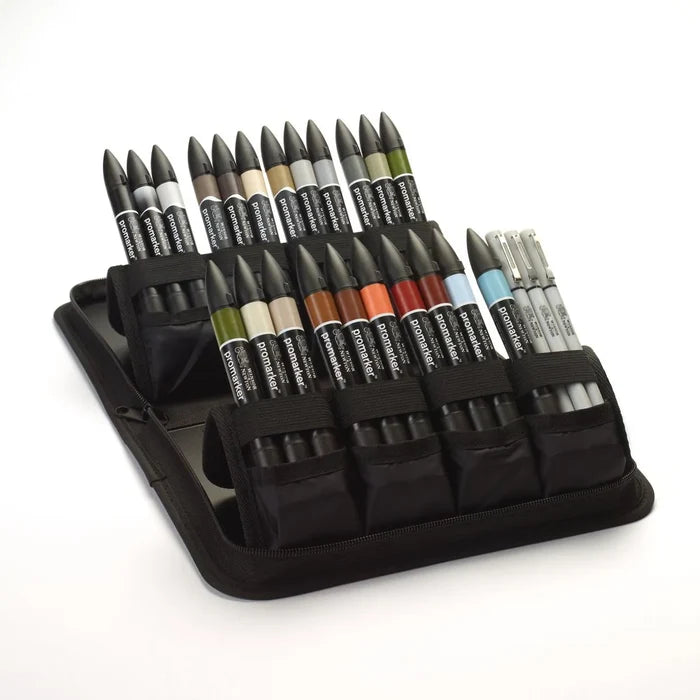 Winsor & Newton Promarker Graphic Art Wallet Interiors
