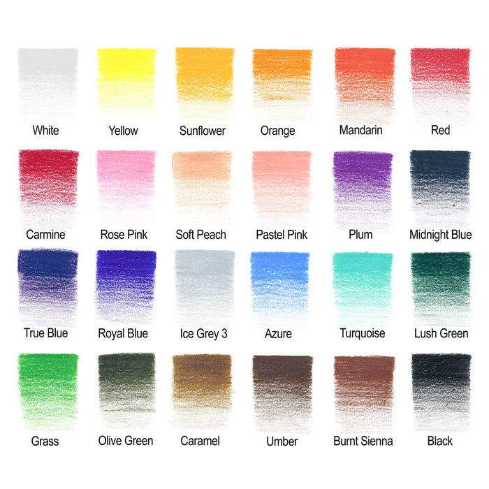 Winsor & Newton Studio Collection Coloured Pencils Assorted Tin of 24