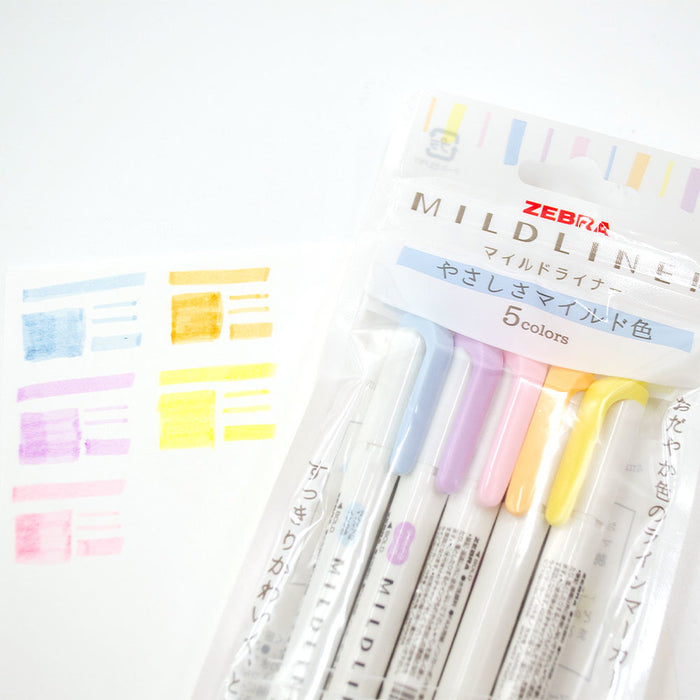 Zebra Mildliner Pen Set Gentle by Zebra at Cult Pens